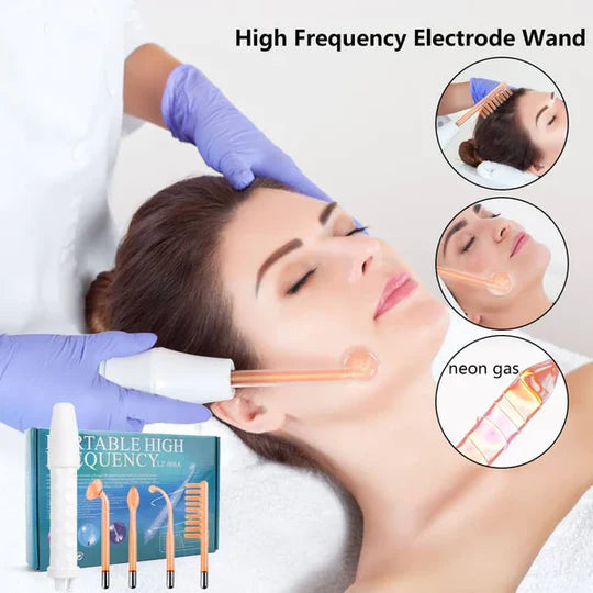 High Frequency Skin Therapy wand 4 in 1